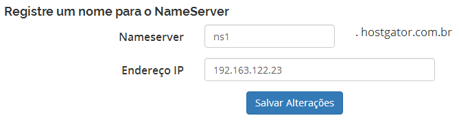 DNS Internacional HostGator DNS Internacional HostGator