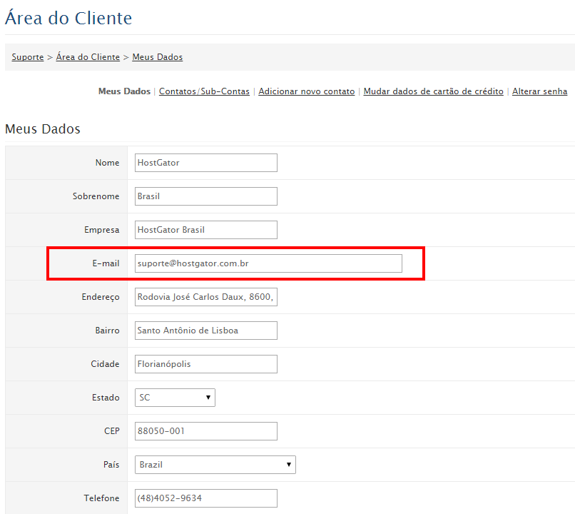Área do Cliente HostGator Área do Cliente HostGator