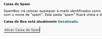 SpanAssassin Caixa de Spam