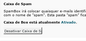 SpamAssassin Caixa de Spam 2